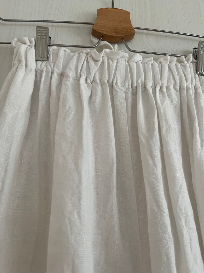 高城染工 blue in greenすそギャザーパンツ ふんわりパンツ