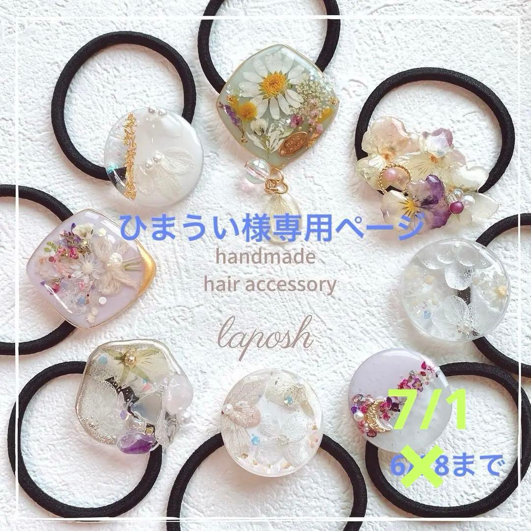 ひまういページ　ヘアゴム5点ポニーフック6点