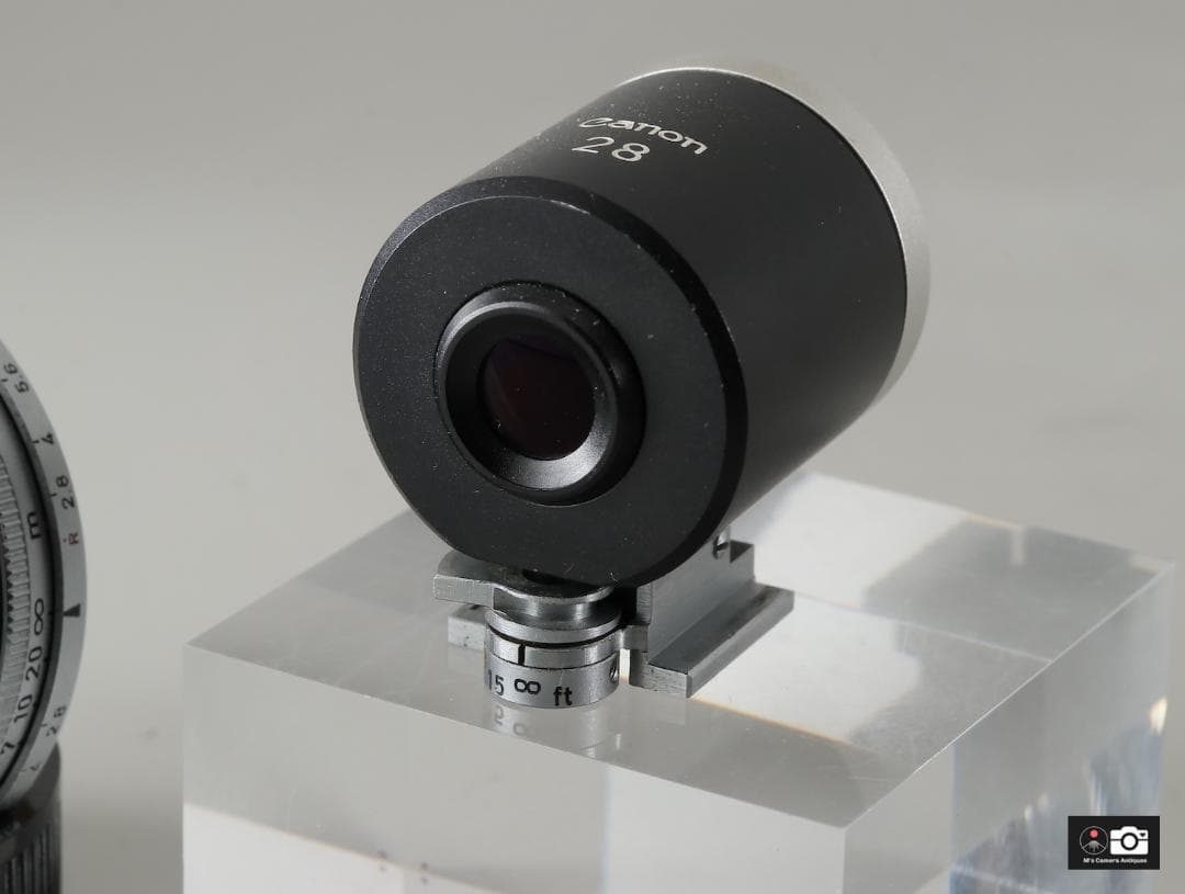 希少美品Canon 28mm F/2.8 ライカＬマウントレンズ、ファインダー付
