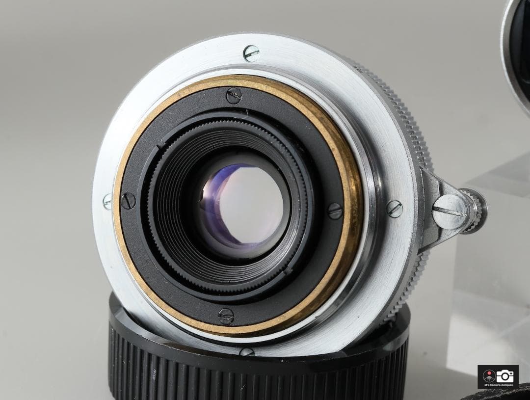 希少美品Canon 28mm F/2.8 ライカＬマウントレンズ、ファインダー付