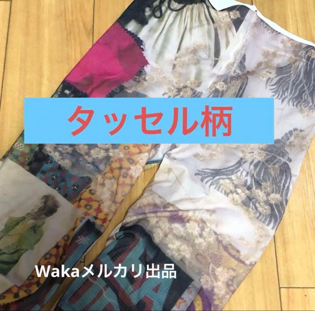 ロココ柄　オーブ　絵画柄　タイツ　ヴィヴィアンウエストウッド