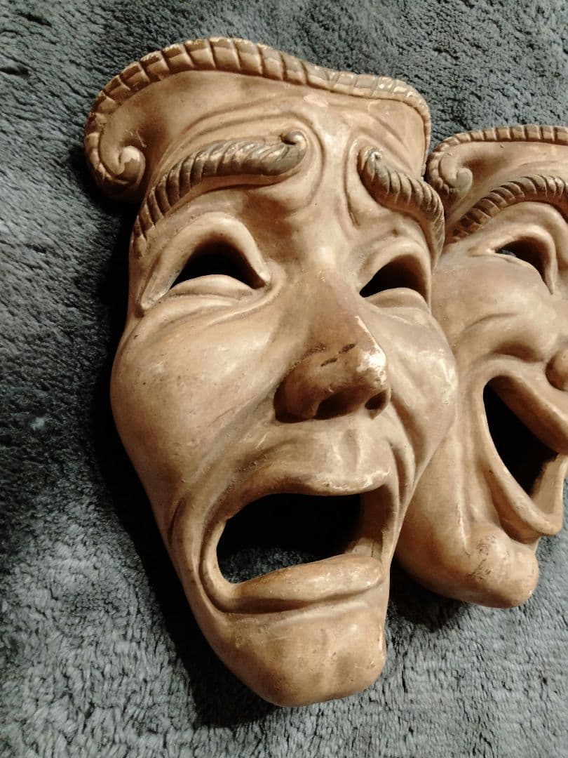 激レア 50s ツーフェイス　壁掛け　two face ビンテージ　ロカビリー