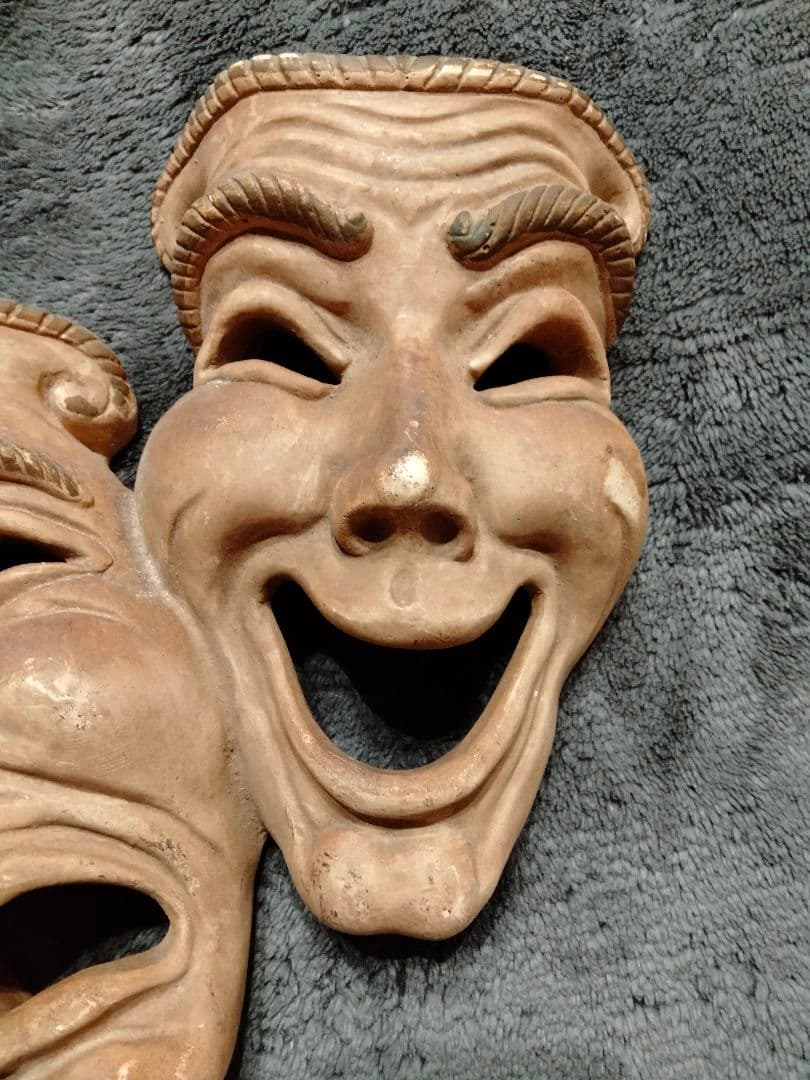 激レア 50s ツーフェイス　壁掛け　two face ビンテージ　ロカビリー