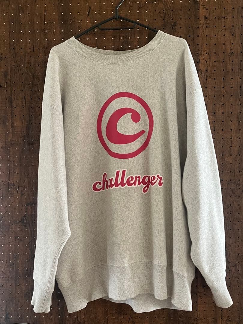 チャレンジャー　ロゴ　スウェット