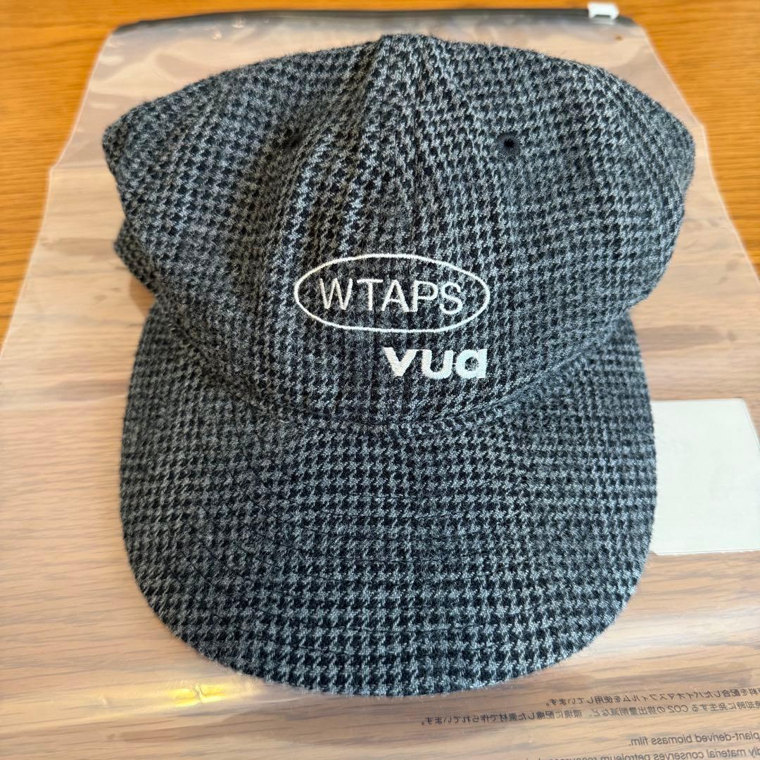 【美品】WTAPS T-6M 03 CAP WOCT GRAY キャップ 千鳥