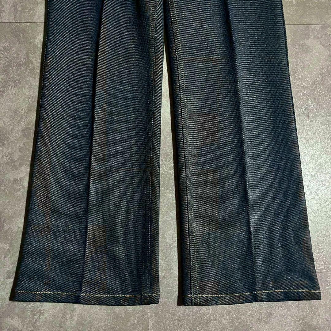 【美品】　Levi’s 517 スタプレ　USA製　オレンジタブ　デニム風　紺