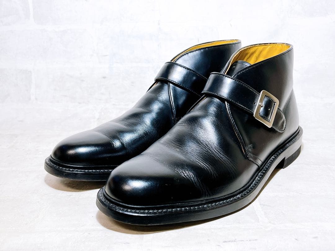 【極美品】REGAL チャッカブーツ モンクストラップ 本革 27EEcm