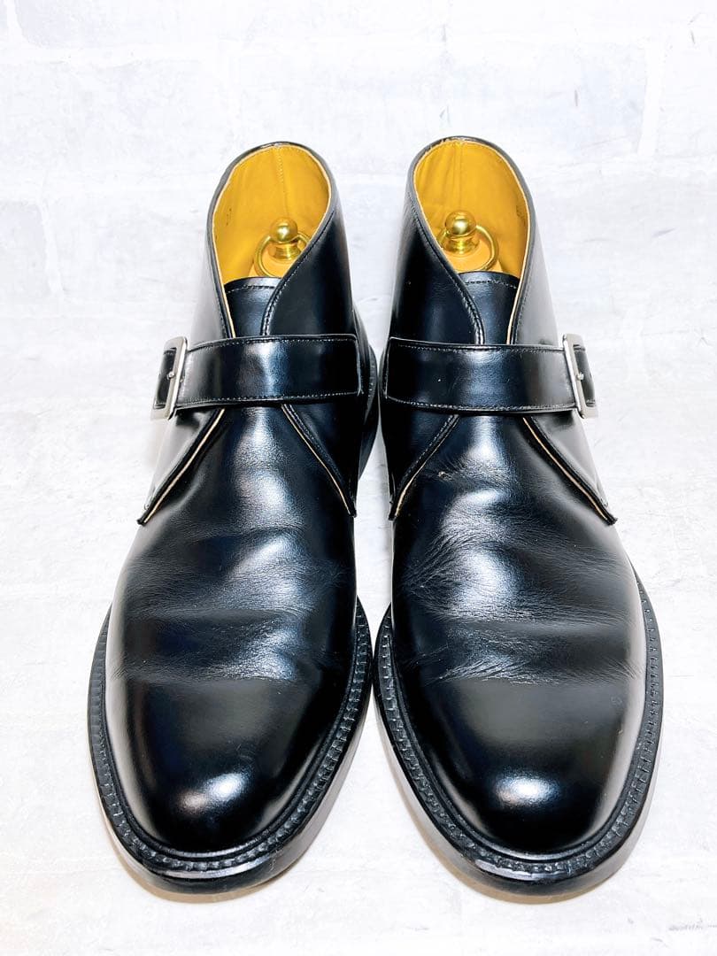 【極美品】REGAL チャッカブーツ モンクストラップ 本革 27EEcm