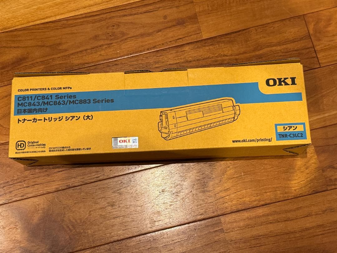 【純正・未使用】OKI トナーカートリッジ シアン TNR-C3LC2