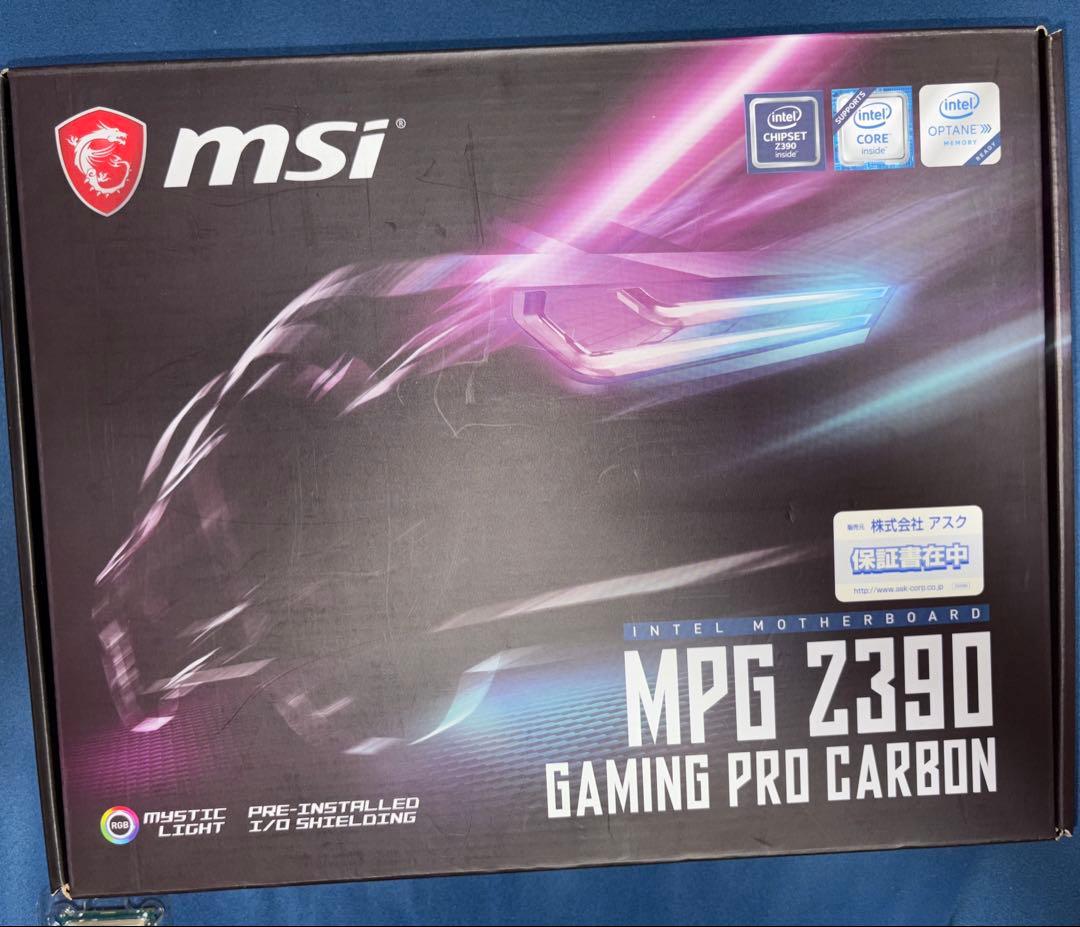 マザーボード MSI Z390 GAMING PRO CARBON + DDR4 16GB