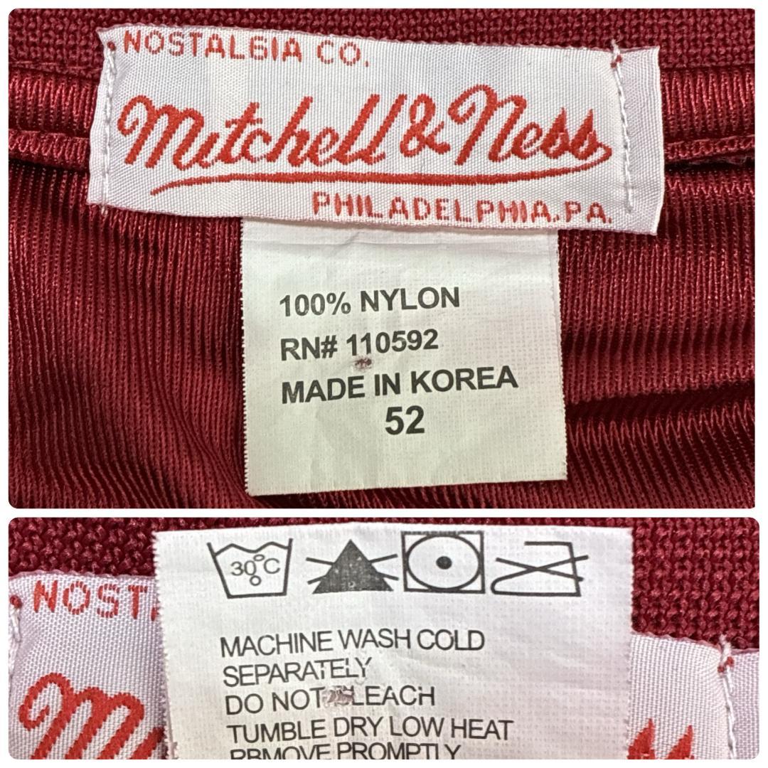 NFLレッドスキンズ ミッチェル＆ネス 刺繍 アメフトゲームシャツ ユニフォーム