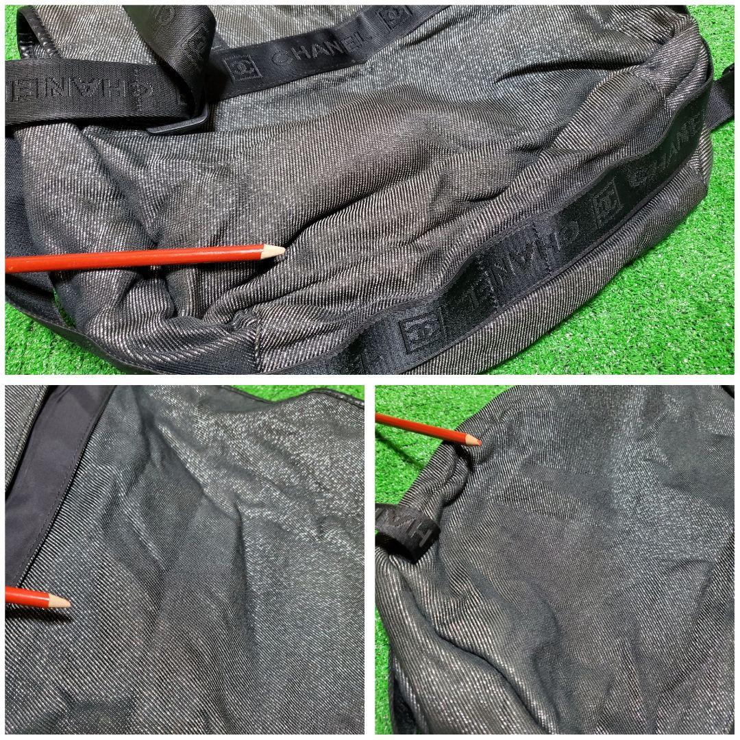 正規品　CHANEL　スポーツライン　メッセンジャーバック　シリアル有り