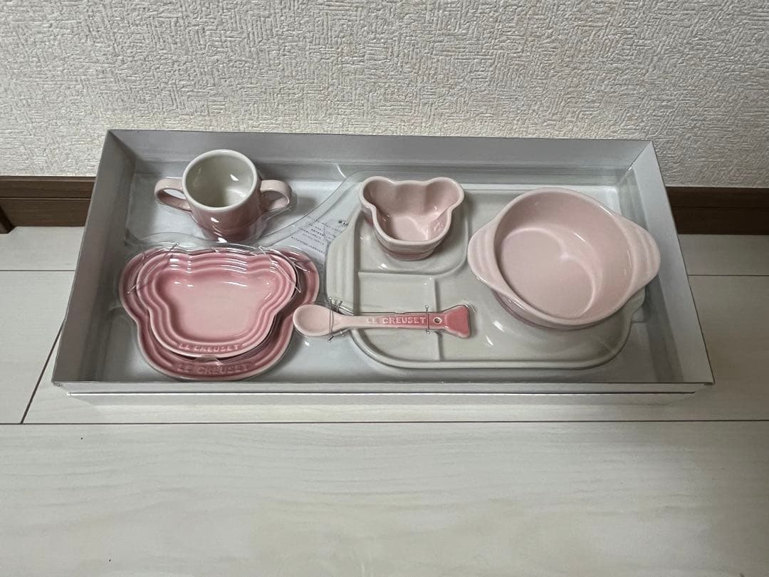 【お値下げ】美品✦ฺル・クルーゼ ベビーテーブルウェアセット♡♡