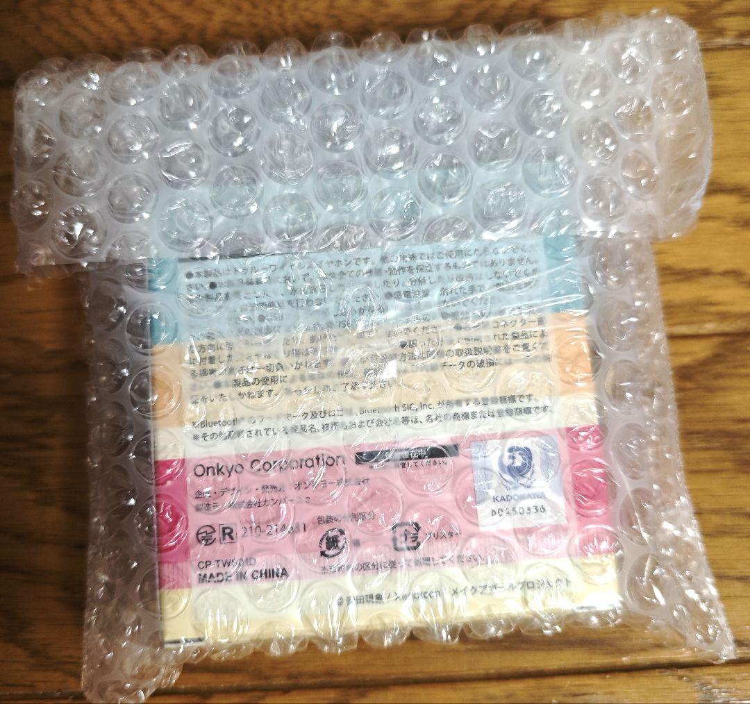 ONKYO ワイヤレスイヤホン CP-TWS01D メイクアガール コラボモデル