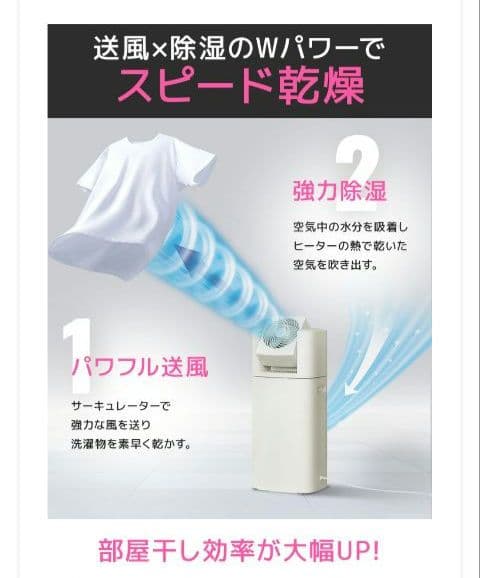 【2021 年製】アイリスオーヤマ 衣類乾燥機除湿機 IJD-I50-WH