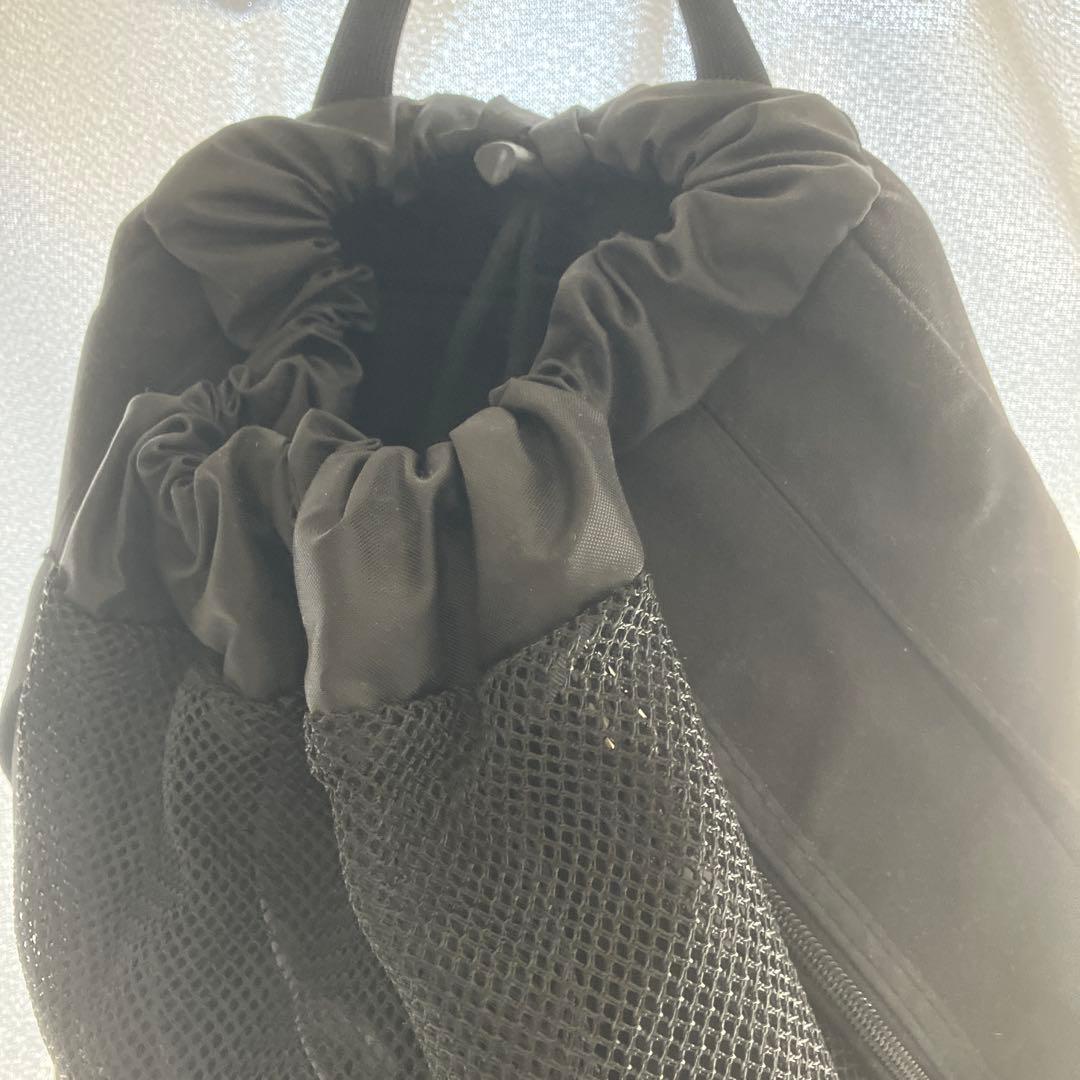 Supreme ブラック メッシュ バックパック