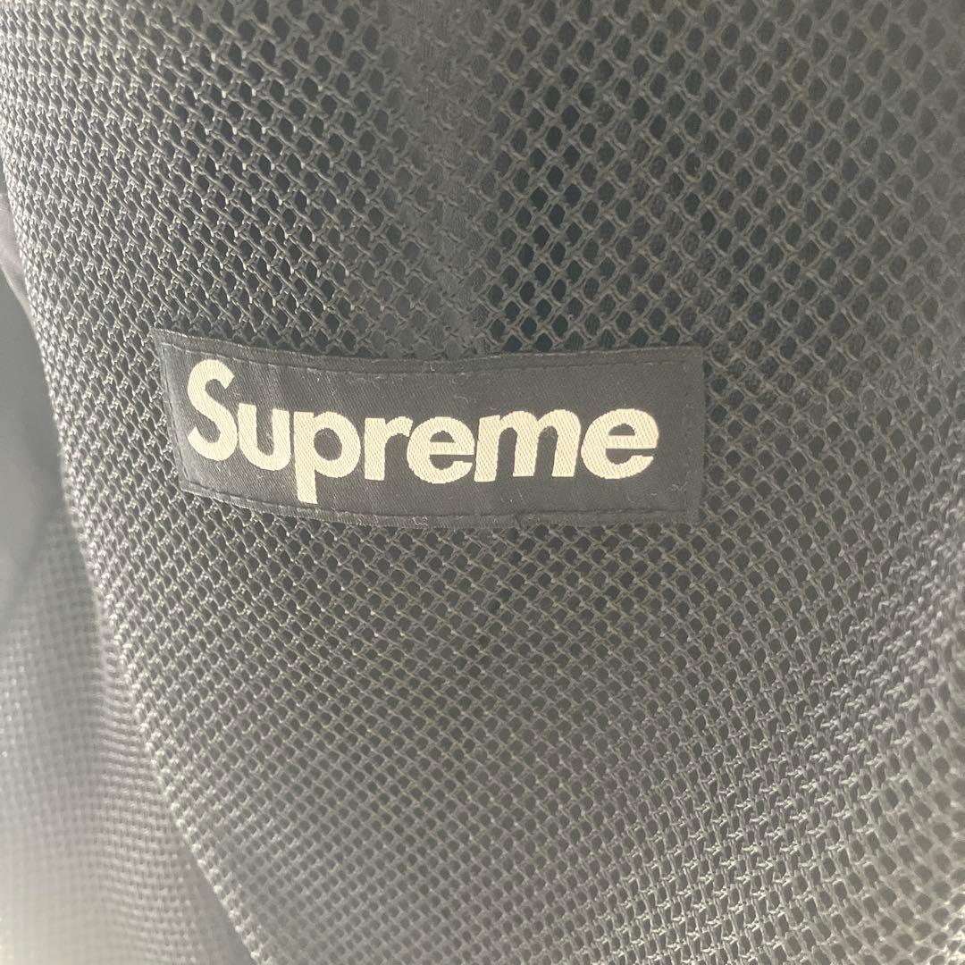 Supreme ブラック メッシュ バックパック