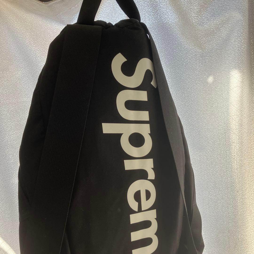 Supreme ブラック メッシュ バックパック