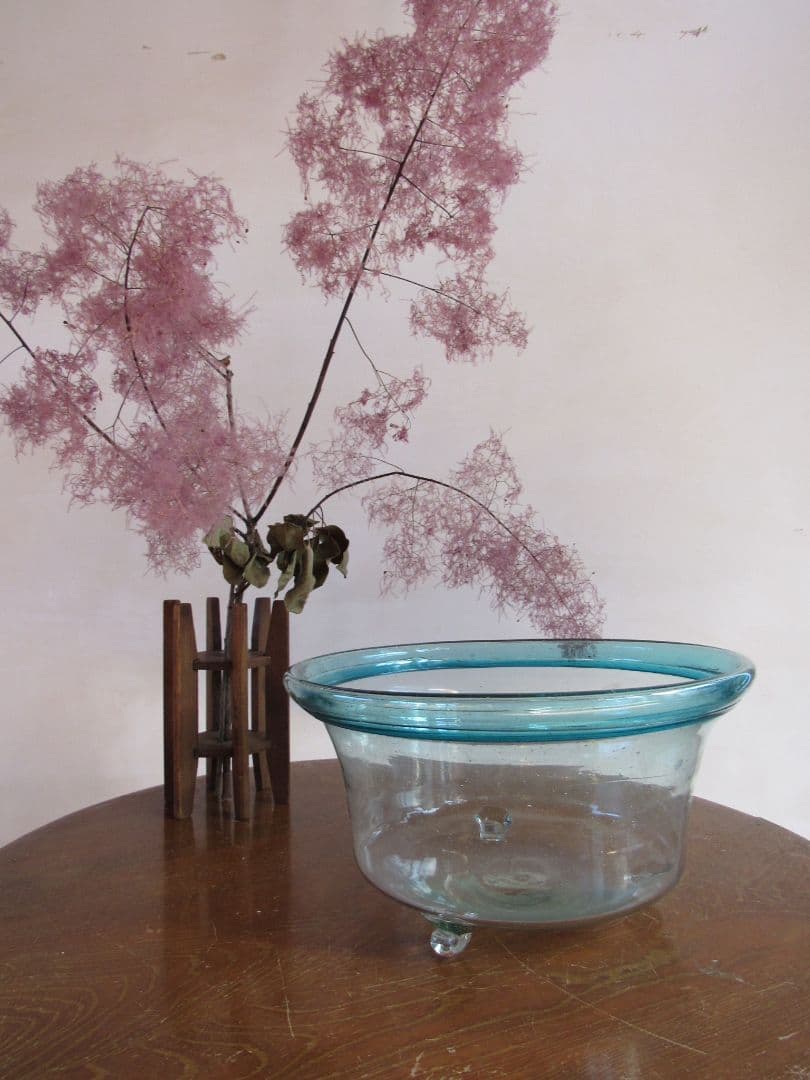 大正ガラス 金魚鉢 ビオトープ レトロ