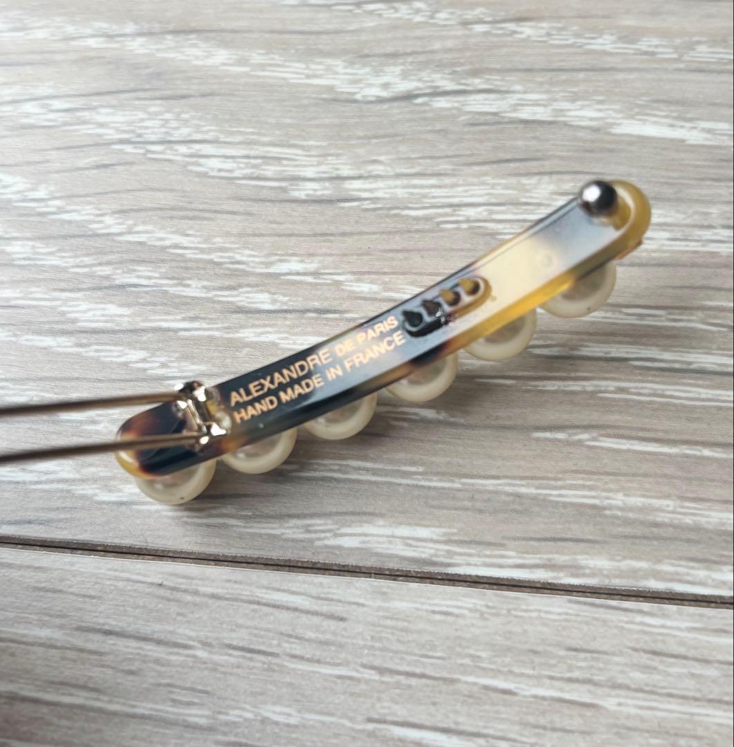 ALEXANDRE PARIS パール　ヘアピン