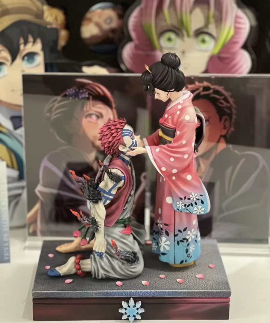 鬼滅の刃　猗窩座 恋雪 ガレージキット　フィギュア　完成品