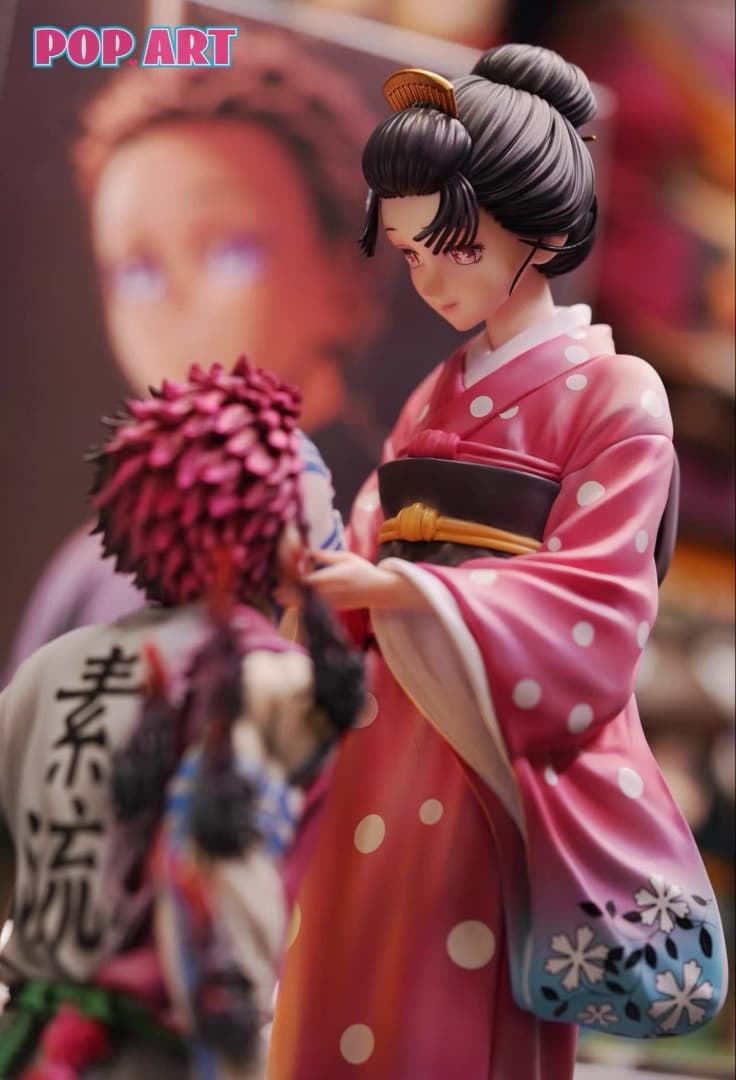 鬼滅の刃　猗窩座 恋雪 ガレージキット　フィギュア　完成品