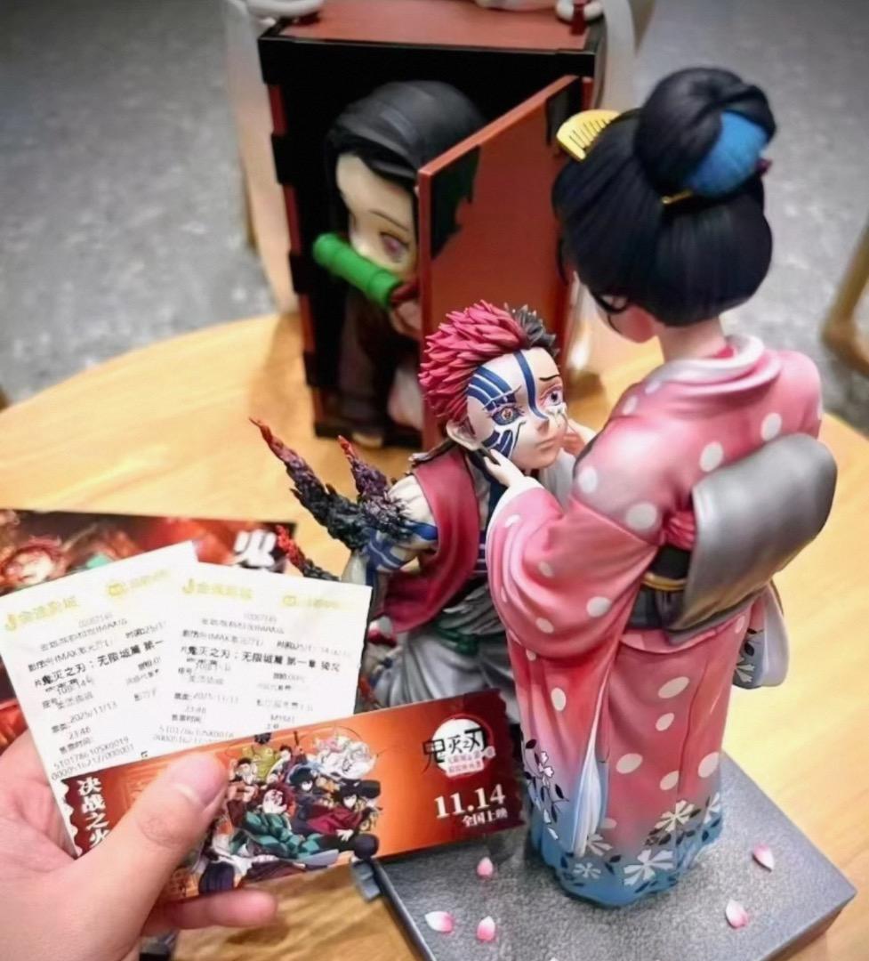 鬼滅の刃　猗窩座 恋雪 ガレージキット　フィギュア　完成品