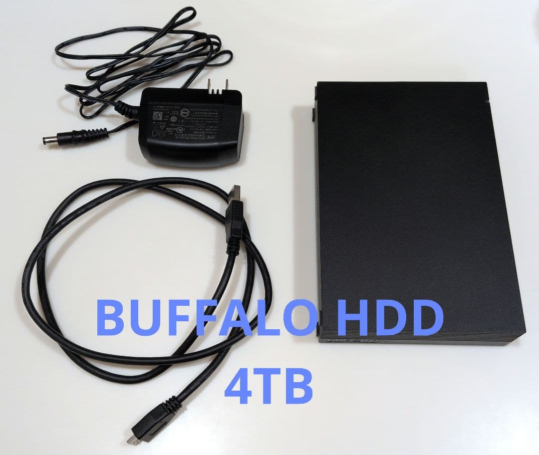 バッファロー 外付HDD 4TB HD-EDS4.0U3-BA
