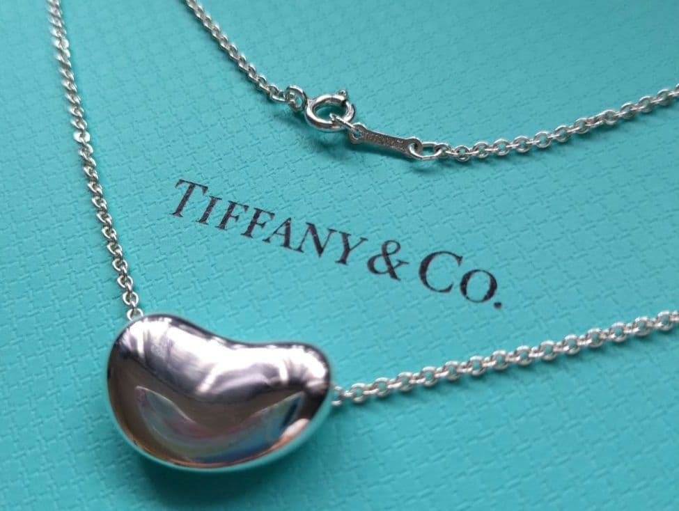 TIFFANY&Co. ビーンズ　希少ラージサイズ　シルバーネックレス