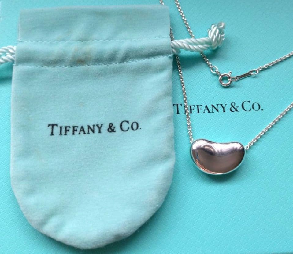 TIFFANY&Co. ビーンズ　希少ラージサイズ　シルバーネックレス