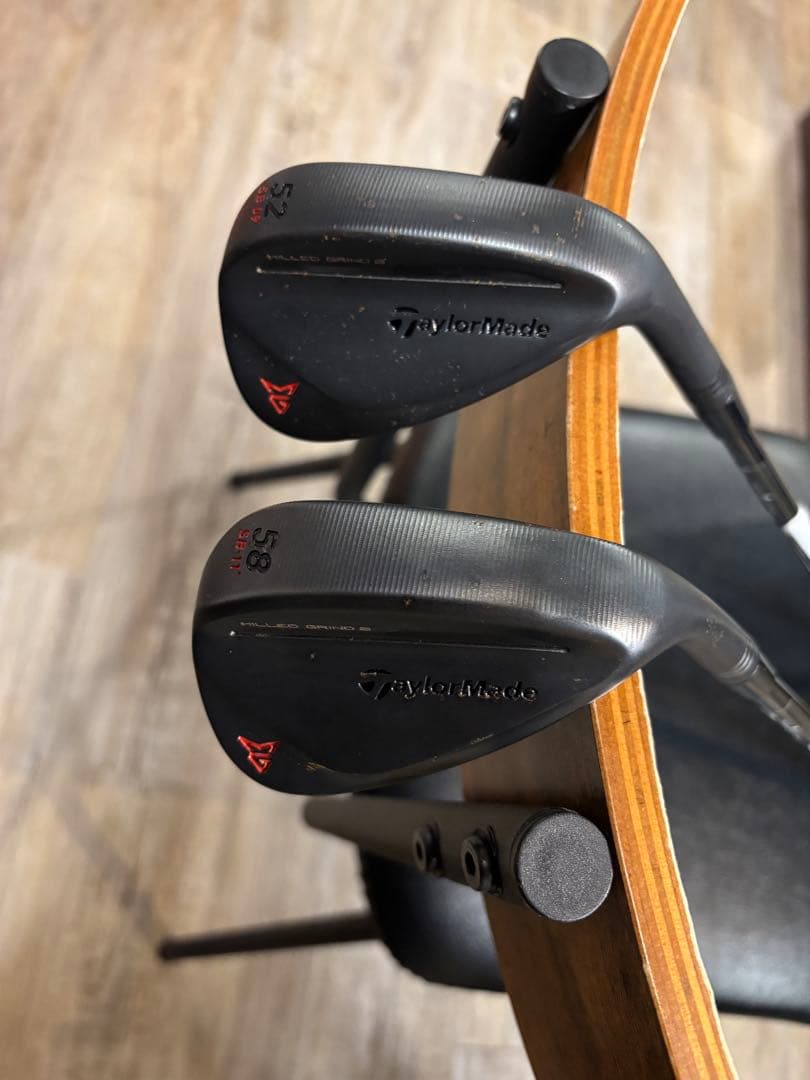 TaylorMade 52度 58度 ブラックウェッジセット(シャフトもブラック