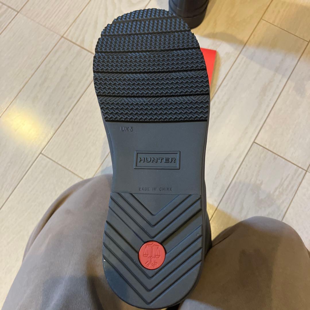 HUNTER ブラック 長靴 UK 5