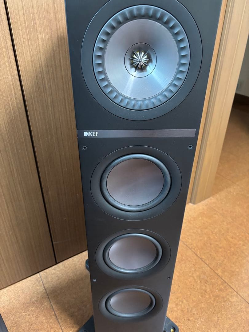 KEFケーイーエフQ700スピーカーペア　ブラックオーク