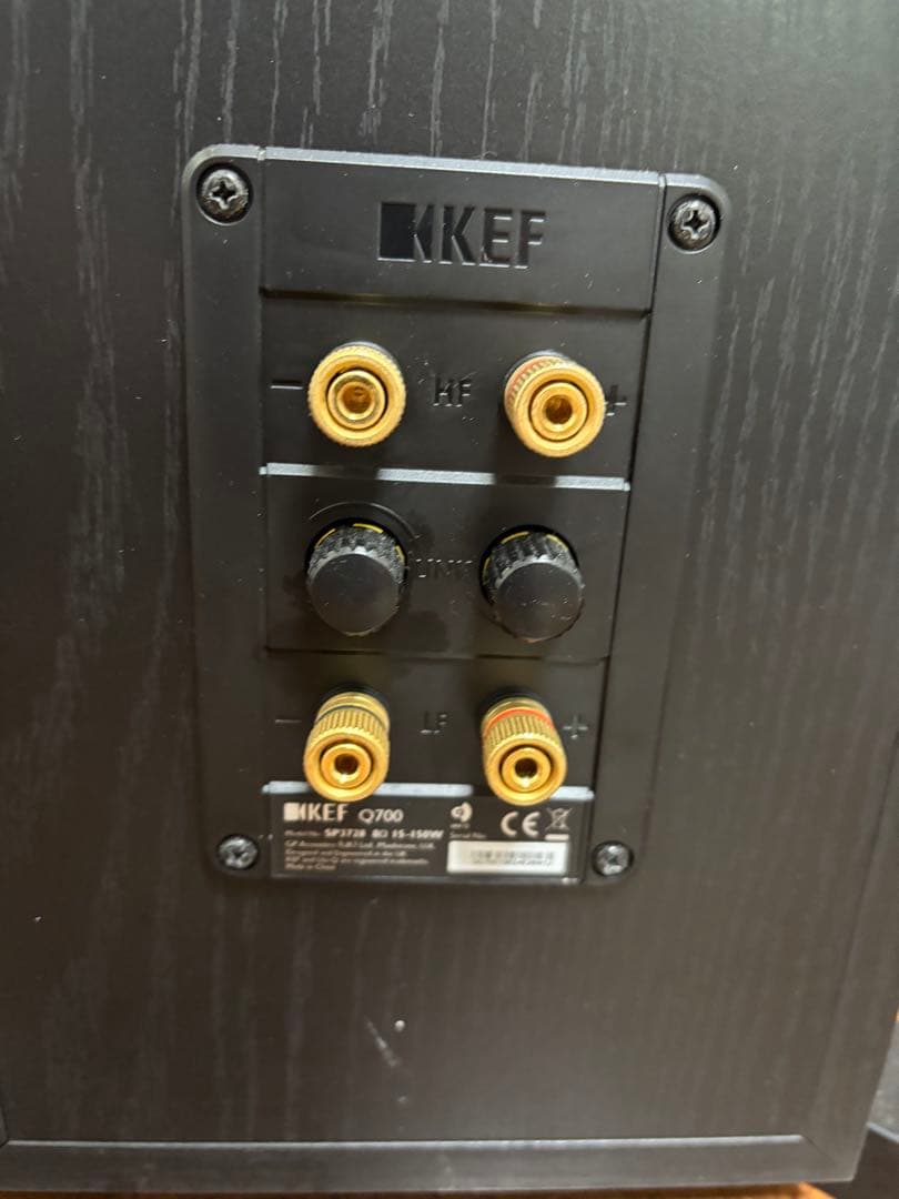 KEFケーイーエフQ700スピーカーペア　ブラックオーク