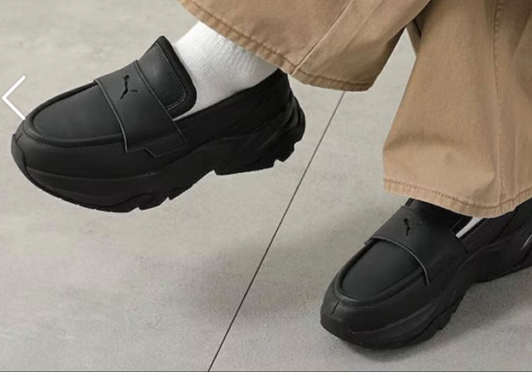 PUMA ブラック ローファー 5 UK