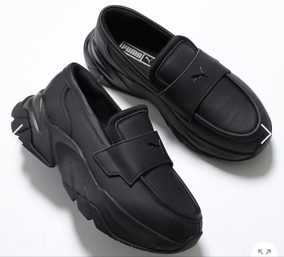 PUMA ブラック ローファー 5 UK