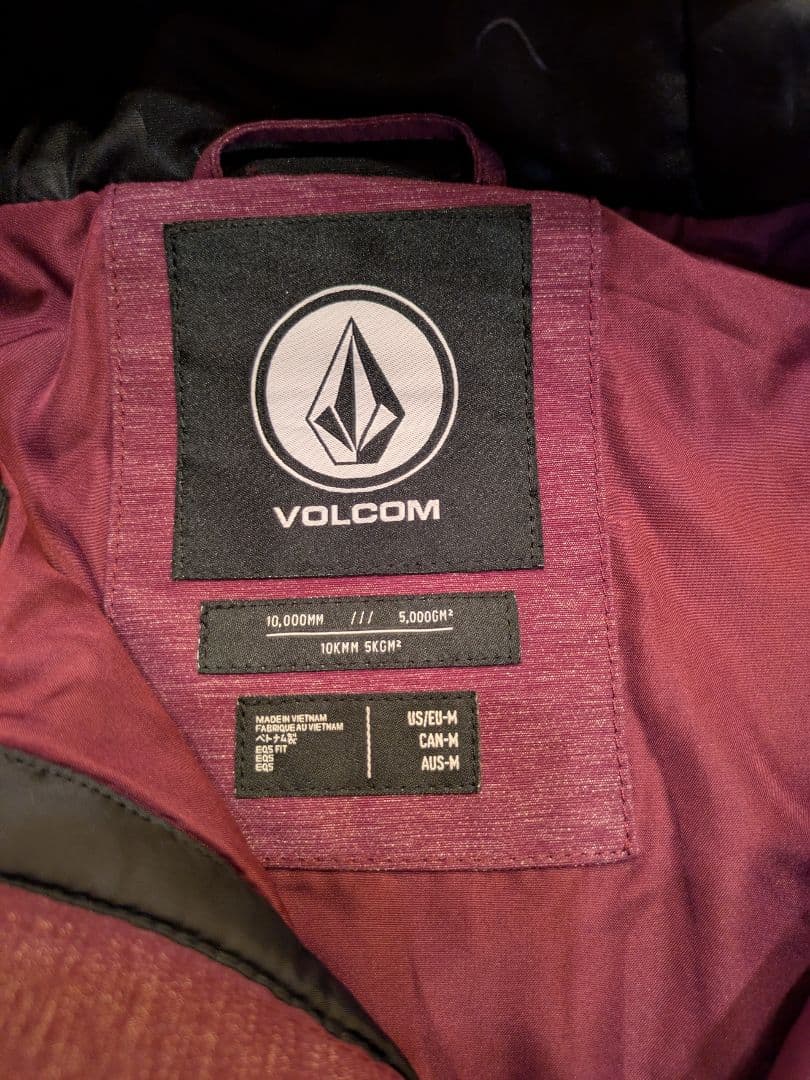 きみこ　ボルコム パープルジャケットとカーキパンツセット