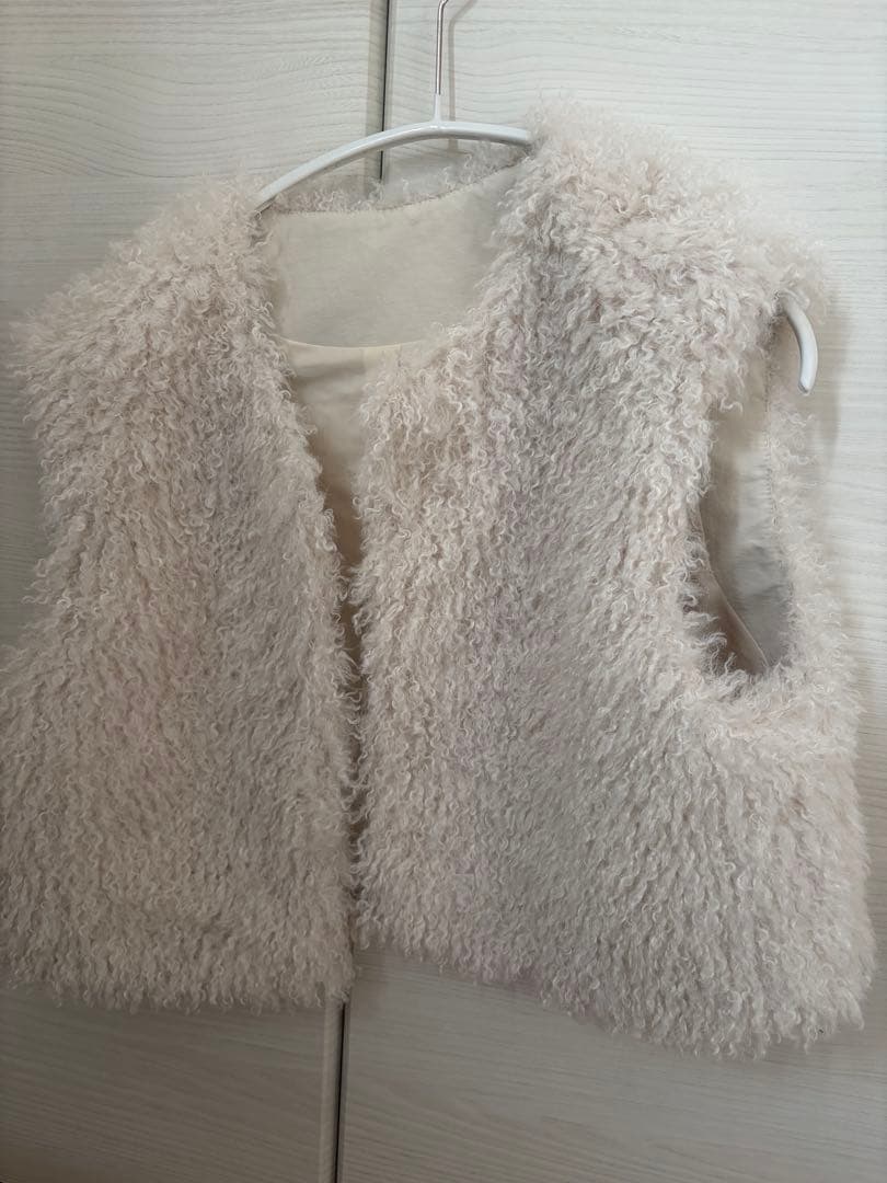 Gypsohila Poodle Vest ホワイト　美品