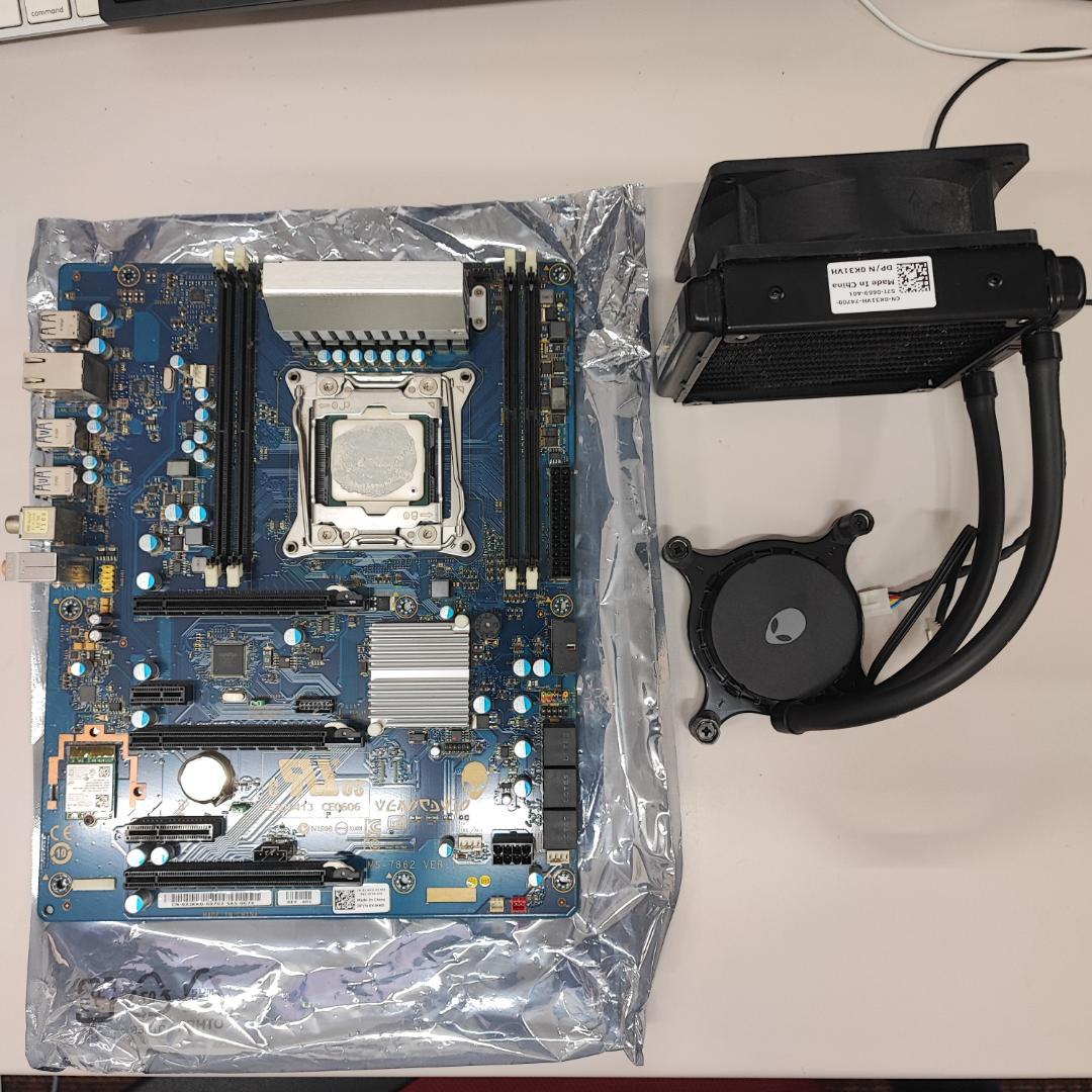 Alienwareマザーボード + I/Oパネル Nidec冷却ファン セット