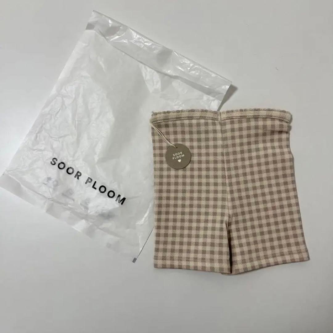 m*e様 SOOR PLOOM ギンガムチェックパンツ クラウド