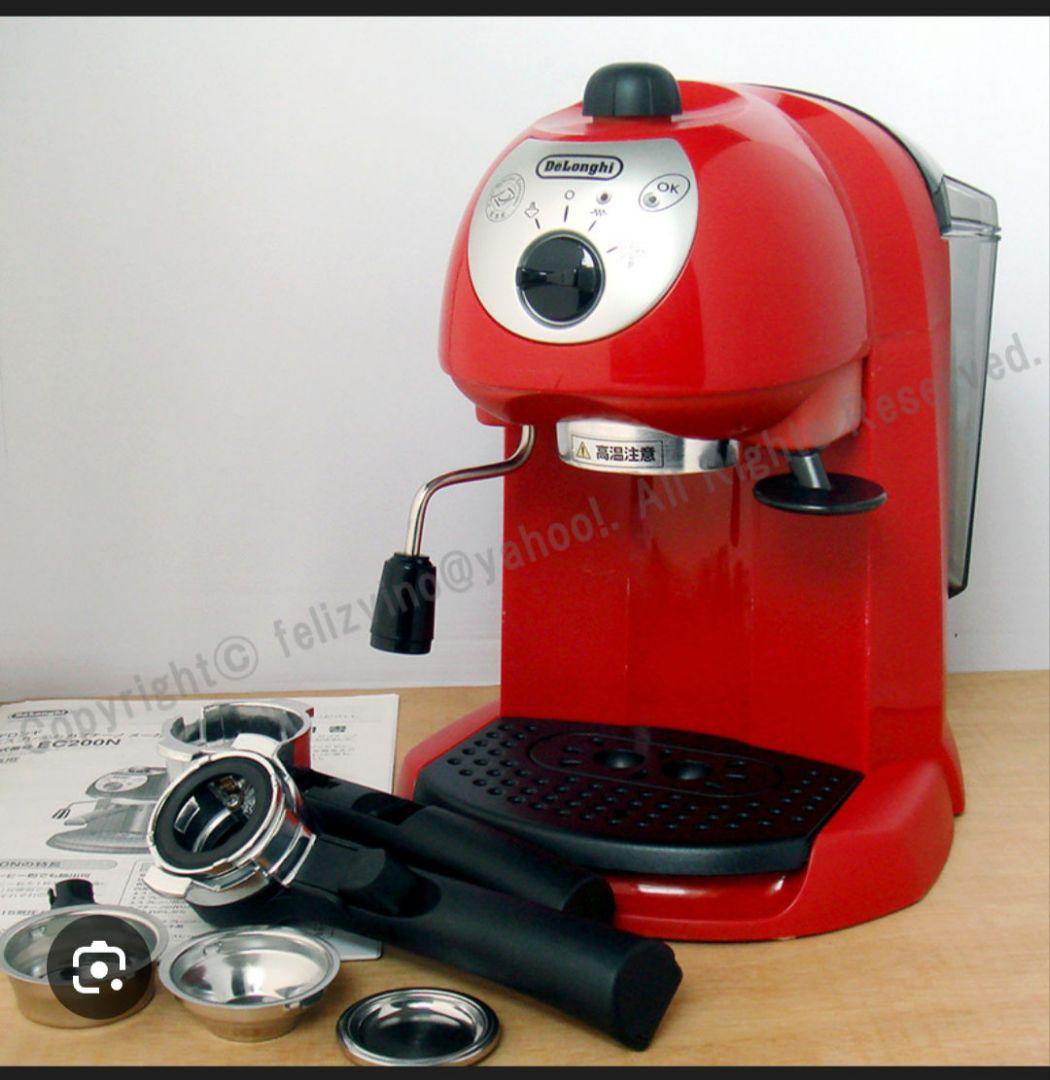 デロンギ エスプレッソ・カプチーノメーカー Mod.EC200N-R