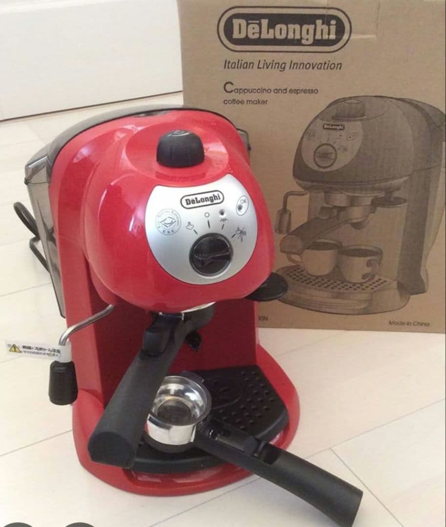 デロンギ エスプレッソ・カプチーノメーカー Mod.EC200N-R