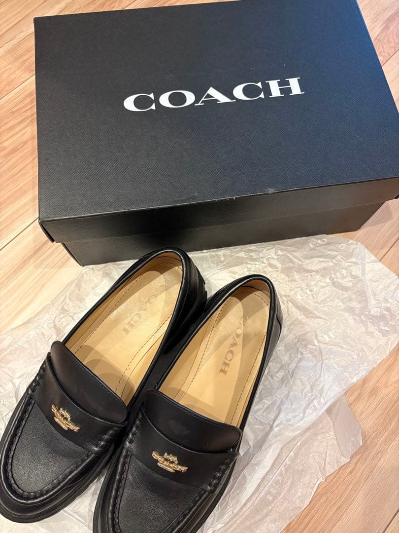 コーチ COACH 箱付き RUTHIE ルーシー ローファー 23.5cm