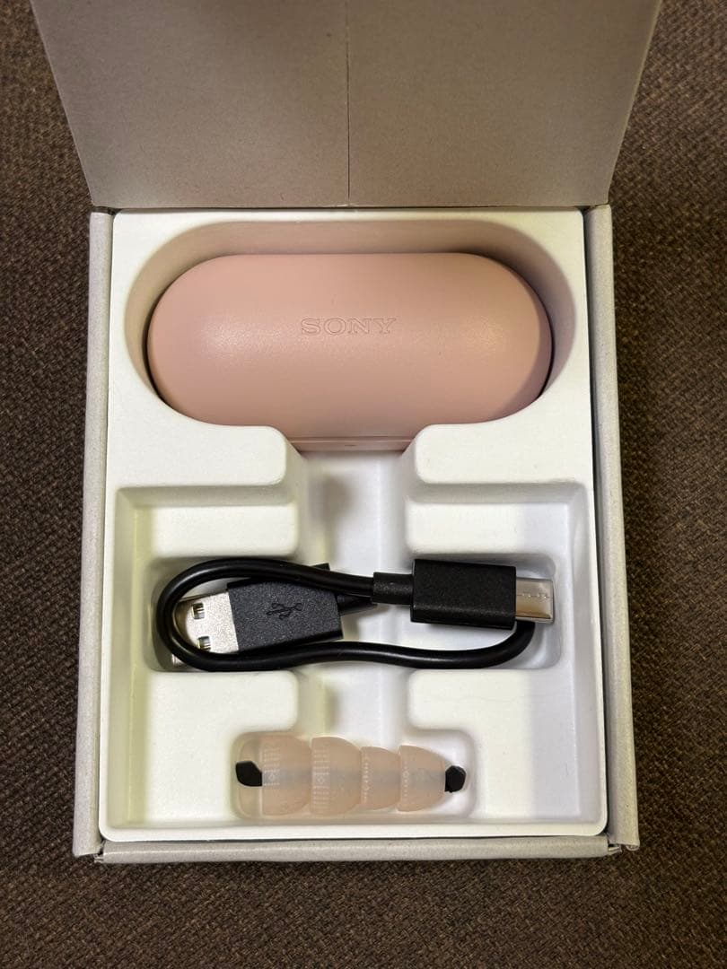 SONY WF-C710N ワイヤレスイヤホン ホワイト ピンク