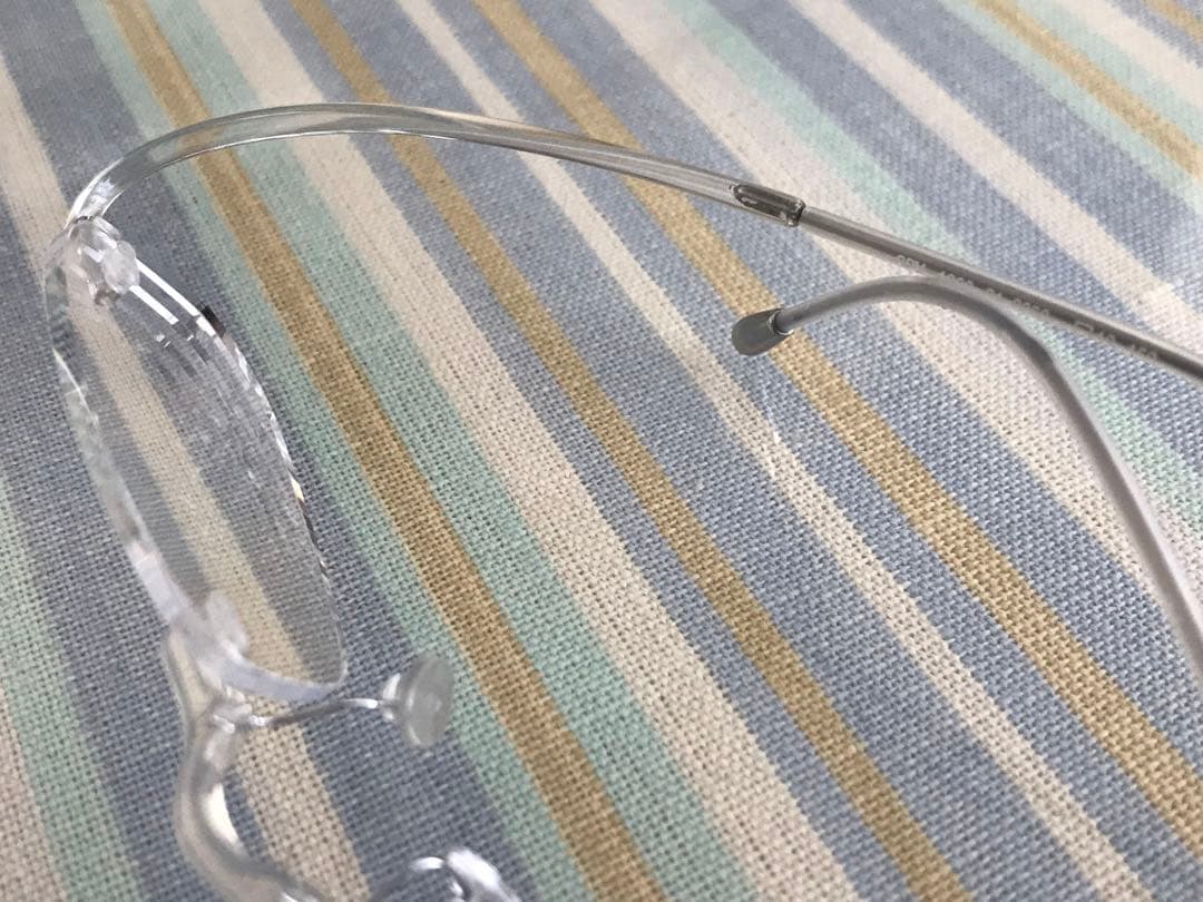 【美品最後】シルエットメガネ(silhouette メガネ)眼鏡、めがね　クリア
