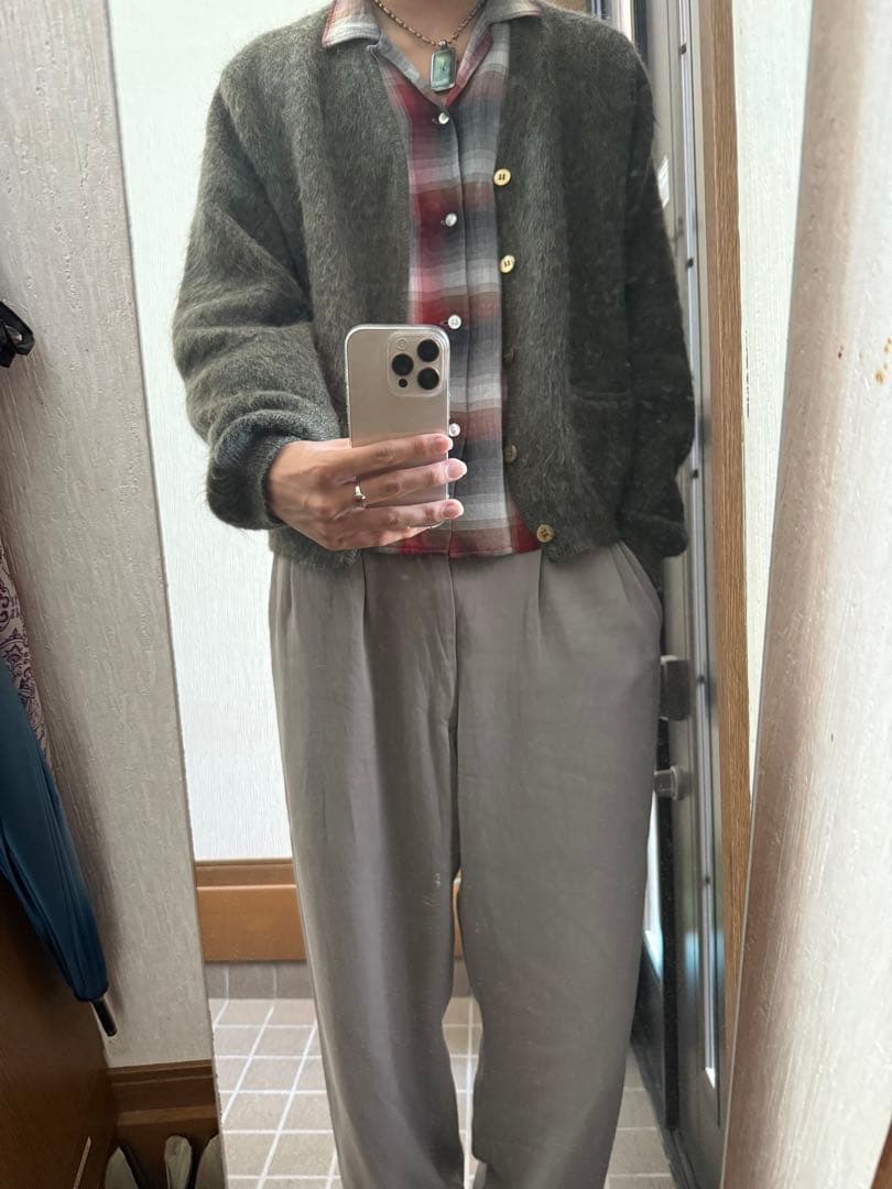 お*橋様 50s 60s レーヨン ギャバジン スラックス