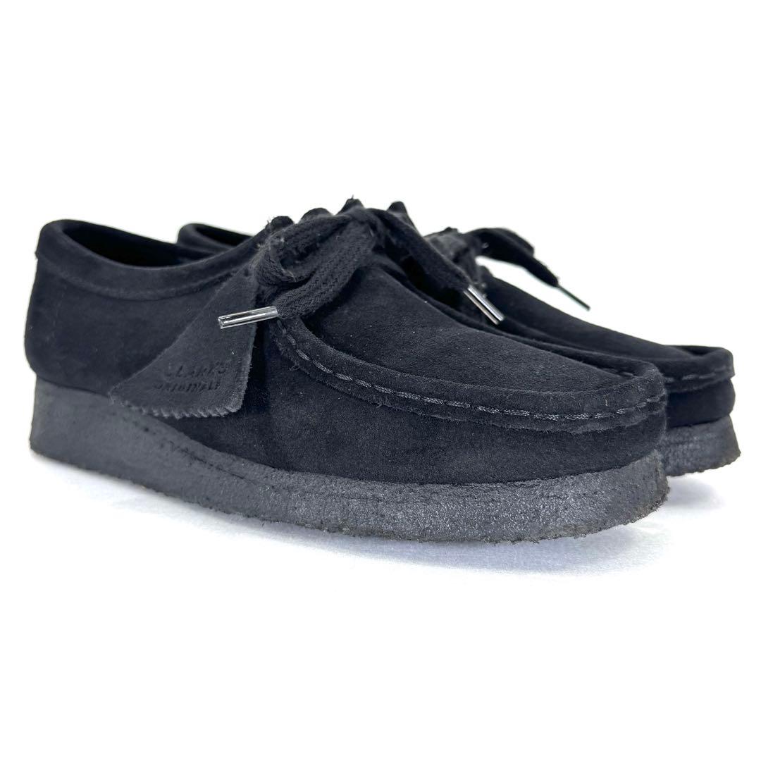 【Clarks】 クラークス （23.5cm） ワラビー ブラック レディース