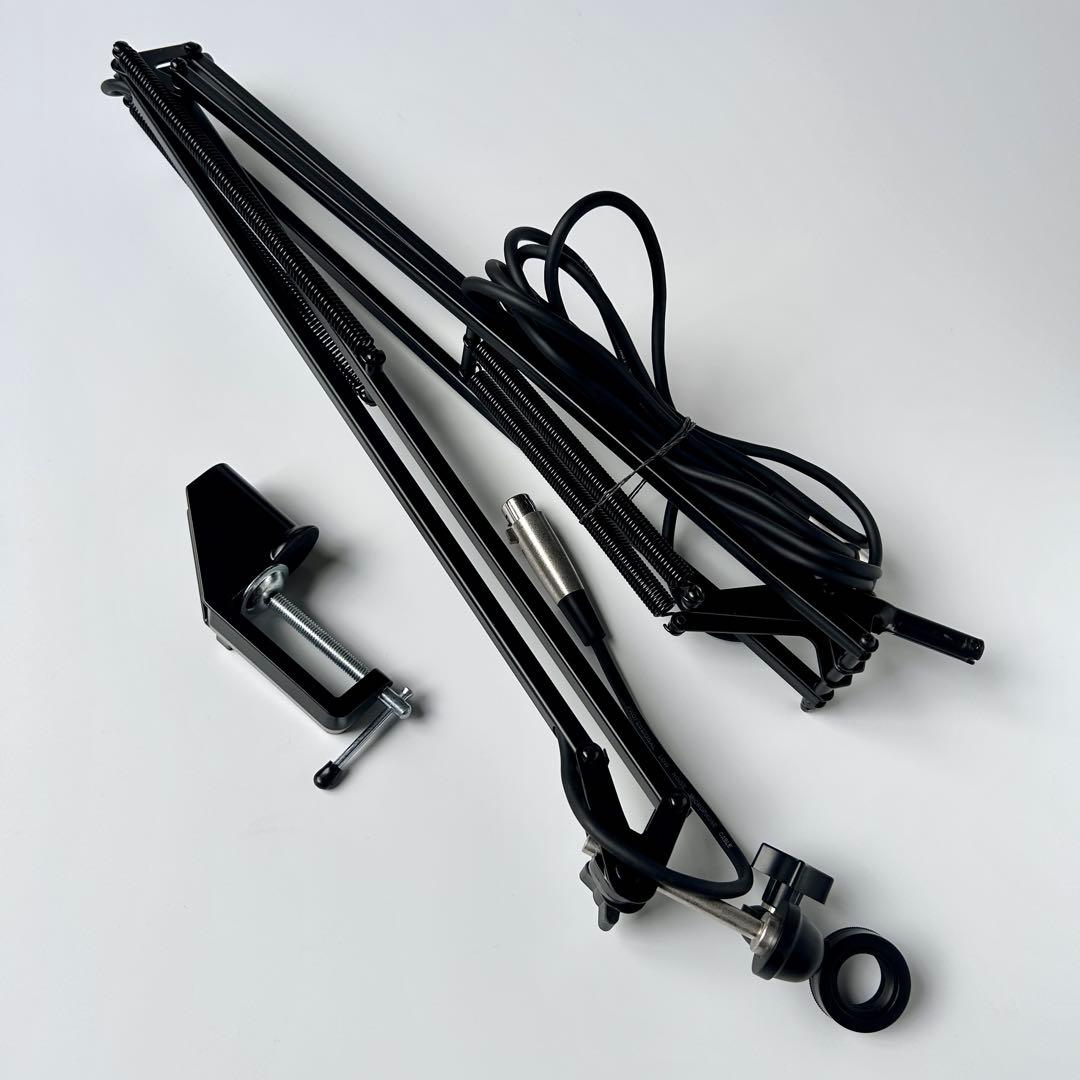 audio-technica AT2020 コンデンサーマイク アーム付き