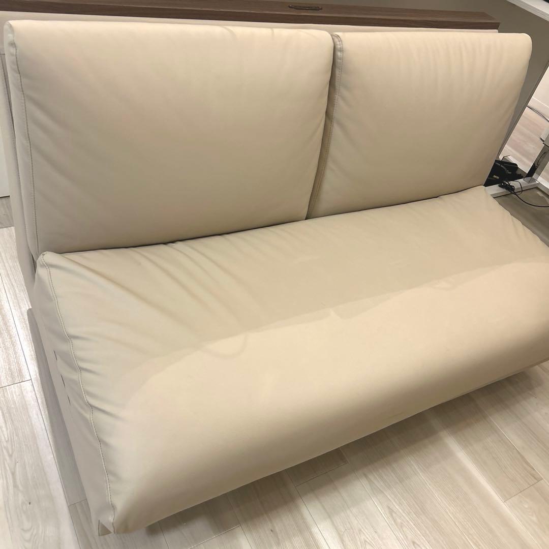 【わたなべ】①ニトリ リビングダイニングソファセット カウチソファ