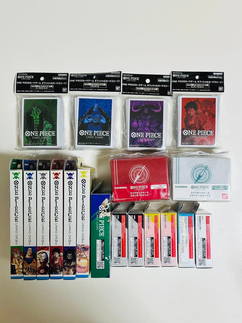 ワンピースカードゲーム　スタートデッキ　スリーブ　多数